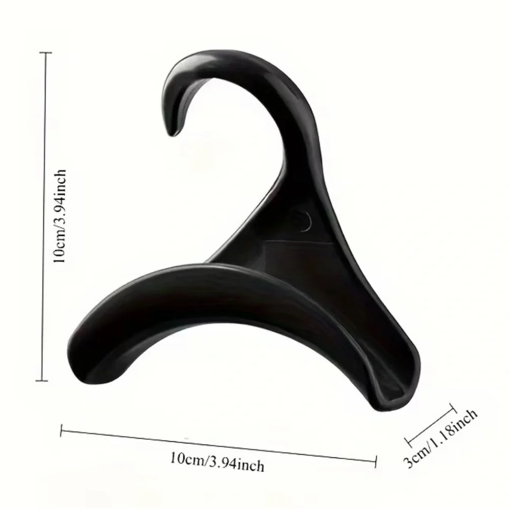 Sleek White Handbag Hangers. Set of Five